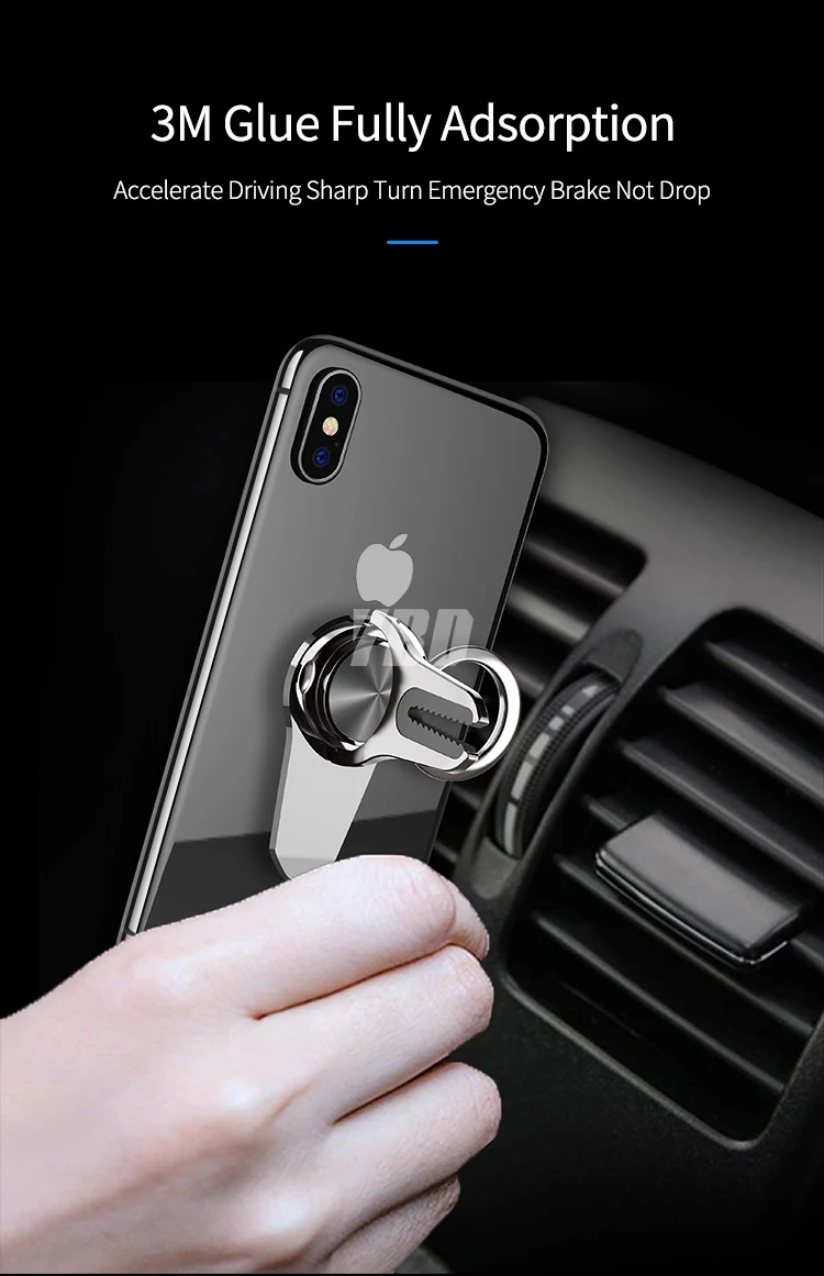 YBD автомобильный телефон кольцо вентиляционное отверстие держатель для iPhone samsung Redmi Xiaomi huawei Honor автомобильный мобильный поддержка