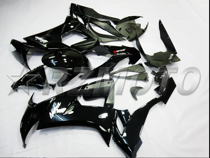 4 подарки, новинка,, ABS Полный комплект обтекателя, пригодный для Kawasaki Ninja ZX-10R ZX10R 2008 2009 2010 08 09 10 обтекатели, набор черных огней