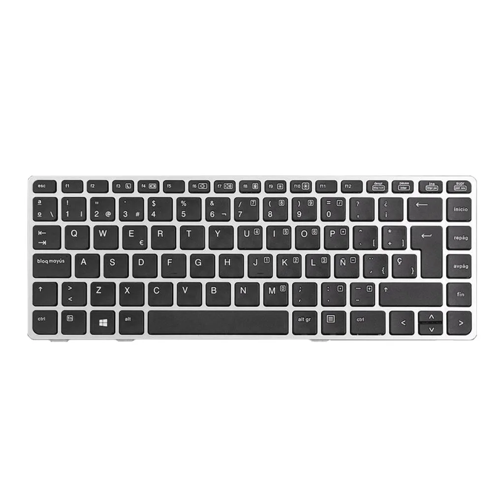 

Spanish Layout Laptop Replacement Keyboard for HP EliteBook 8460p 8460w 8470p 8470w 6460b 6465b Laptops Keyboard Brand New