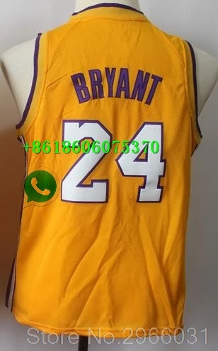 Youth kids Лос-Анжелес Молодежный детский#23 Леброн Джеймс 2 Lonzo Ball 0 Кайл Kuzma Kobe#24 Bryant Jersey - Цвет: Youth kids