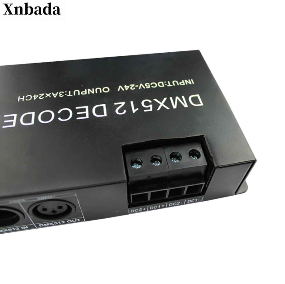 DMX512 декодер этап Осветительная техника 24-канальный декодер контроллера