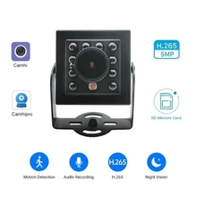 

Mini IP Camera For Pet 940IR Night Vision 2MP/5MP IMX335 Video CCTV Monitor Onvif TF Card Security Surveillance H265 Audio Camhi