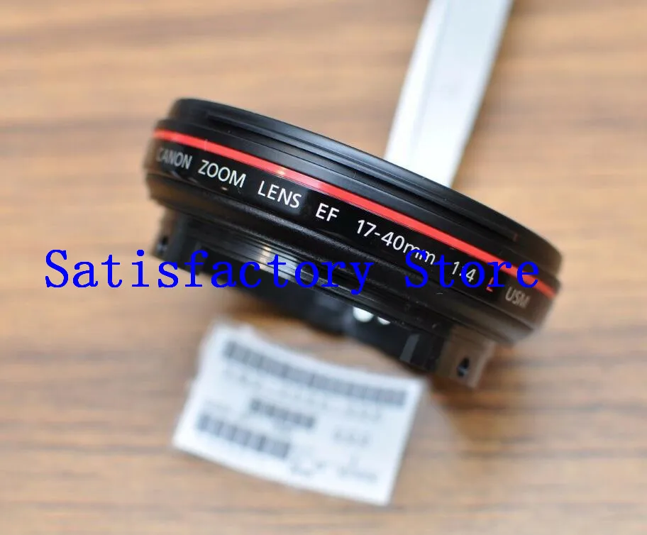 Nuovo Filtro Uv Anello + Anello Rosso Anteriore Del Manicotto Barile Parti Di Riparazione Per Canon Ef 17-40 Mm F /4L Usm Lens