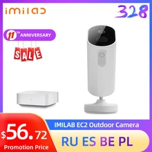 IMILAB EC2 Wireless Outdoor Security Camera 1080P HD Rechargeable Battery WiFi Camera Indoor/Outdoor Surveillance Home Camera