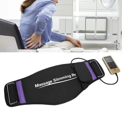 Waist Brace Support Belt Lumbar Traction Muscle Stimulator Pain Relief Electric Shock Acupuncture Massager Tool EU Plug 110‑240V