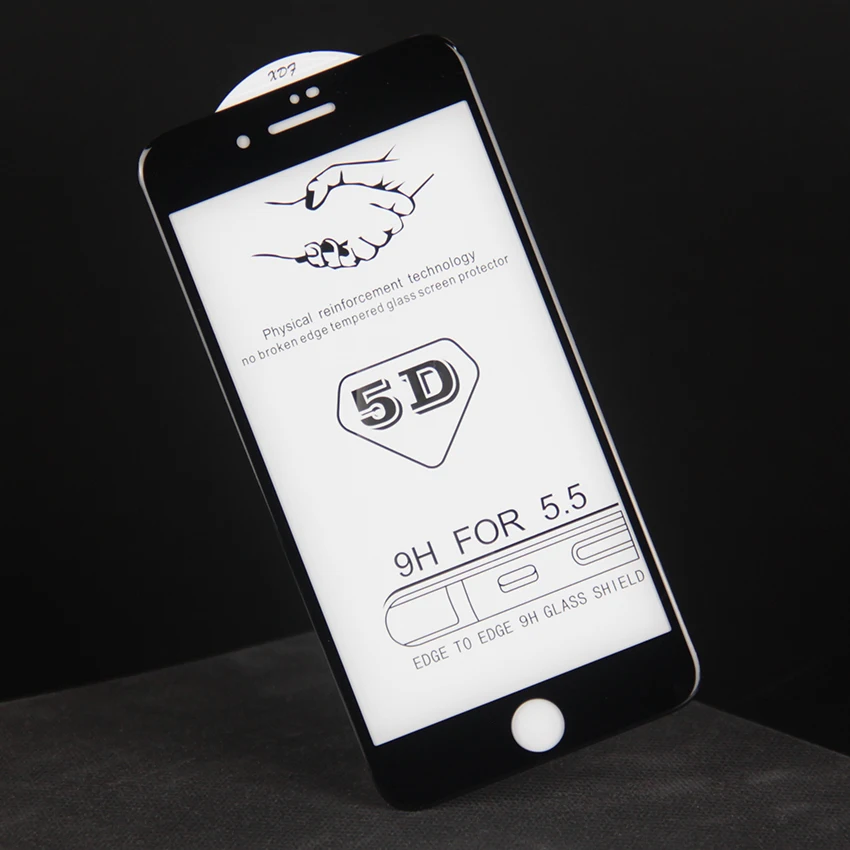 9H 5D стекло на iPhone X XR XS Max 8 7 6 6s Plus закаленное стекло крышка для IPhone 11 pro max Защитная пленка для экрана