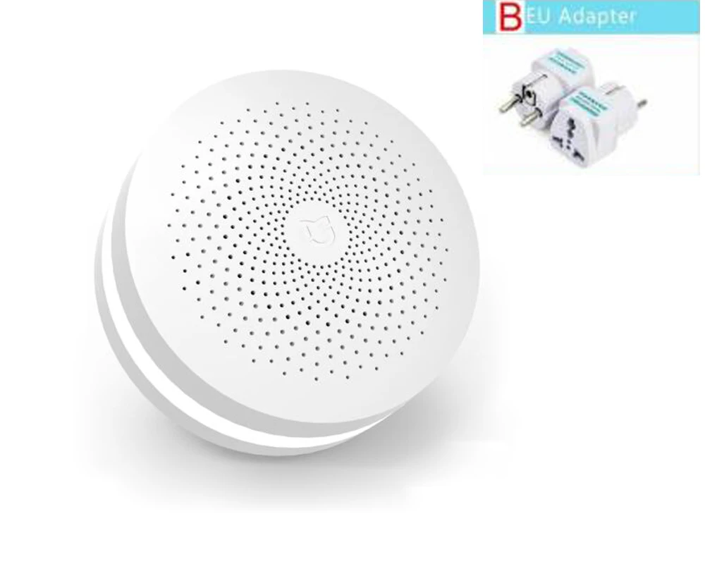 ADD B EU Plug Многофункциональные ворота Xiaomi 2 умный центр управления умный дом Комплект обновленная версия два управления Встроенный дверной звонок с радио кольцо - Цвет: ADD B EU Plug