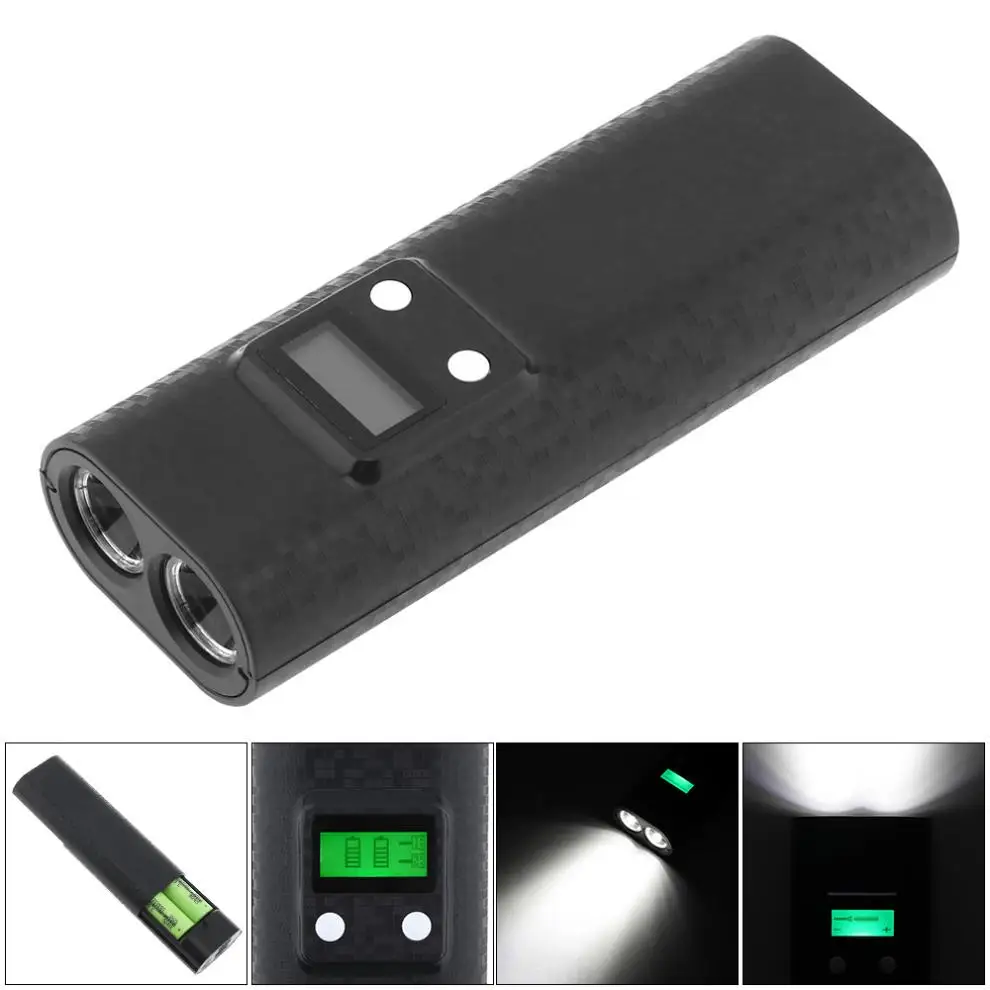 

Battery Charger with Dual USB LCD Capacity Display Support Flashlight Lighting Function for Li-ion 18650 Rechargeable Battery