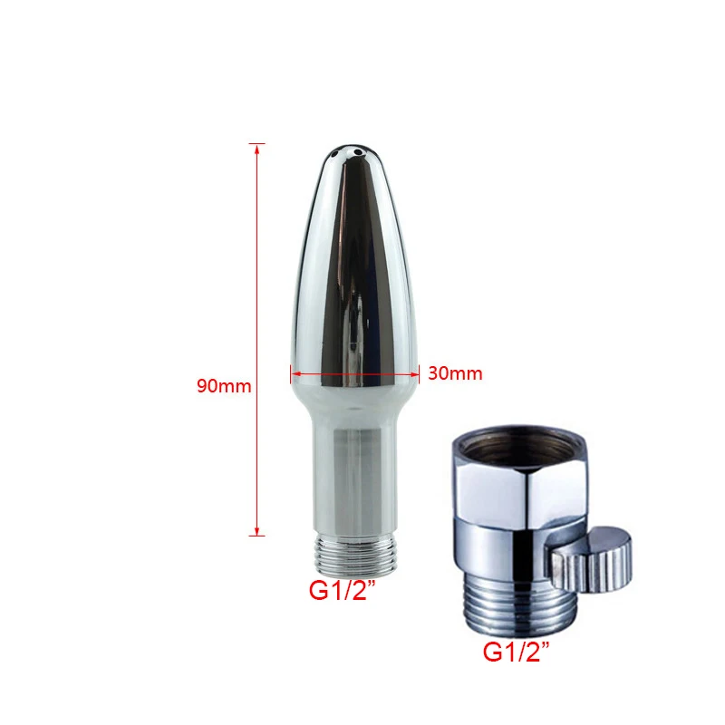 Modun анальный кран шланг Анальная очистка заглушка чистая попка шайба биде Смеситель кран головка анальный мини туалет спрей пистолет для очистки ануса штекер - Цвет: A10