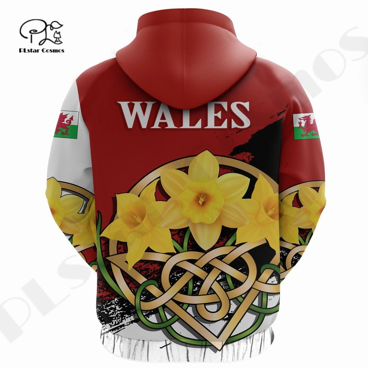PLstar Cosmos 3DPrinted Newest Wales Celtic Flower Unique Unisex Men/Women Hrajuku Streetwear Casual Hoodies/Zip/Sweatshirt W-3