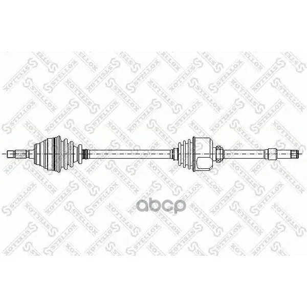 158 1003-Sx_привод Правый! 880mm Peugeot 405 1.6-1.9/D Be1/3 87-92 Stellox 1581003sx Stellox арт. 1581003SX