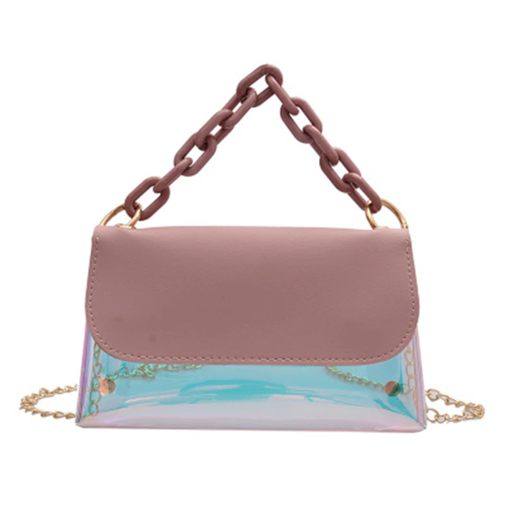 Женский модный прозрачный износостойкий кошелек через плечо легкий мессенджер