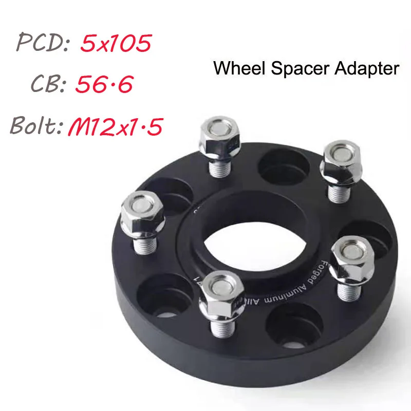4 Wheel Adapters 5x105 To 5x110 | 1" Thick For Chevy Cruze Sonic | 5-Lug Spacers