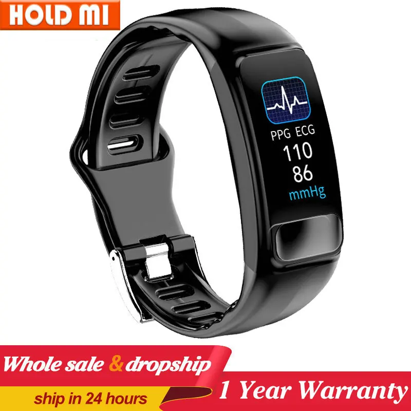Смарт часы P12 ECG PPG SPO2 с пульсометром и оксиметром|Смарт-браслеты| |