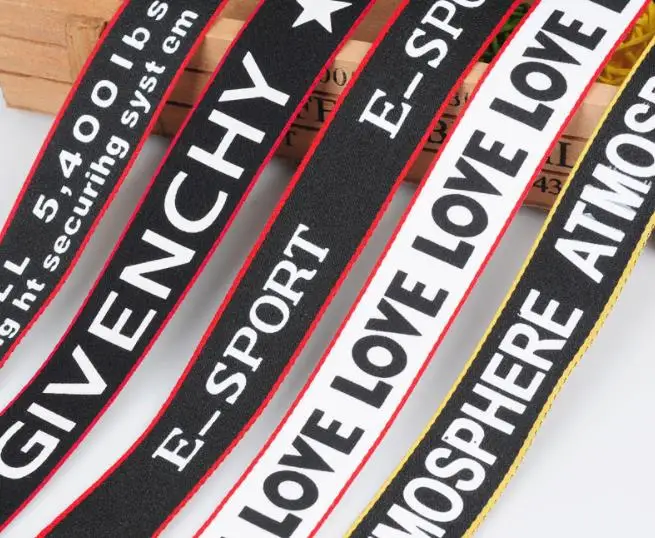 

Design Fashion brand Ribbon Specializing in the production of different sizes of style ribbon printed letters and brand logo