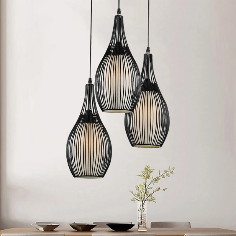 

chandelier Lights Modern metal LED black chandelier Shadow Dining Room Kitchen Light Designer Hanging Lamps Indoor ceiling light