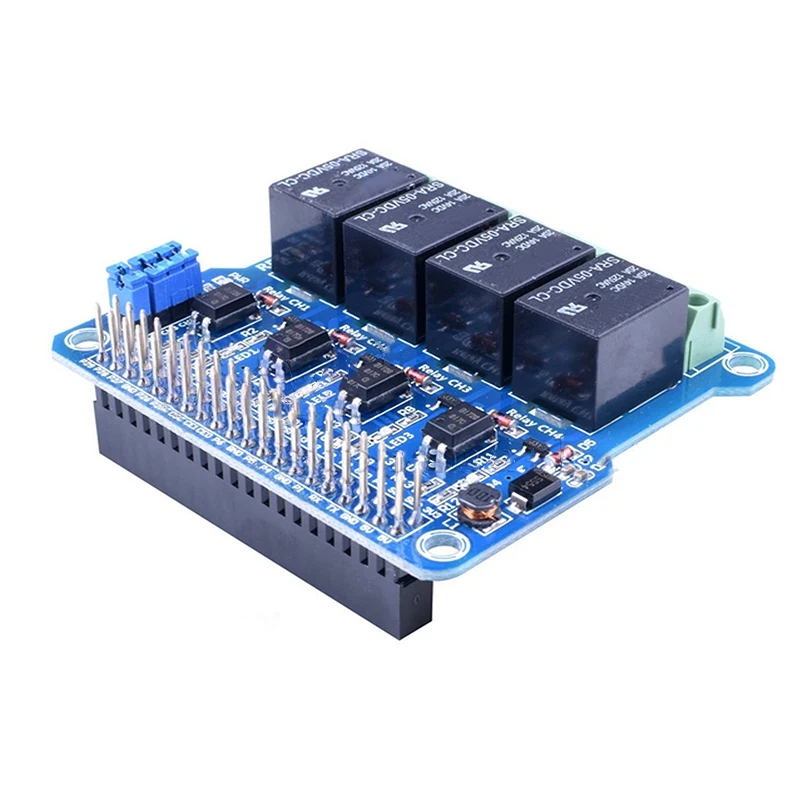 

Practical Durable 4-Channel Relay Shield Module Extension Board For Raspberry Relay Module