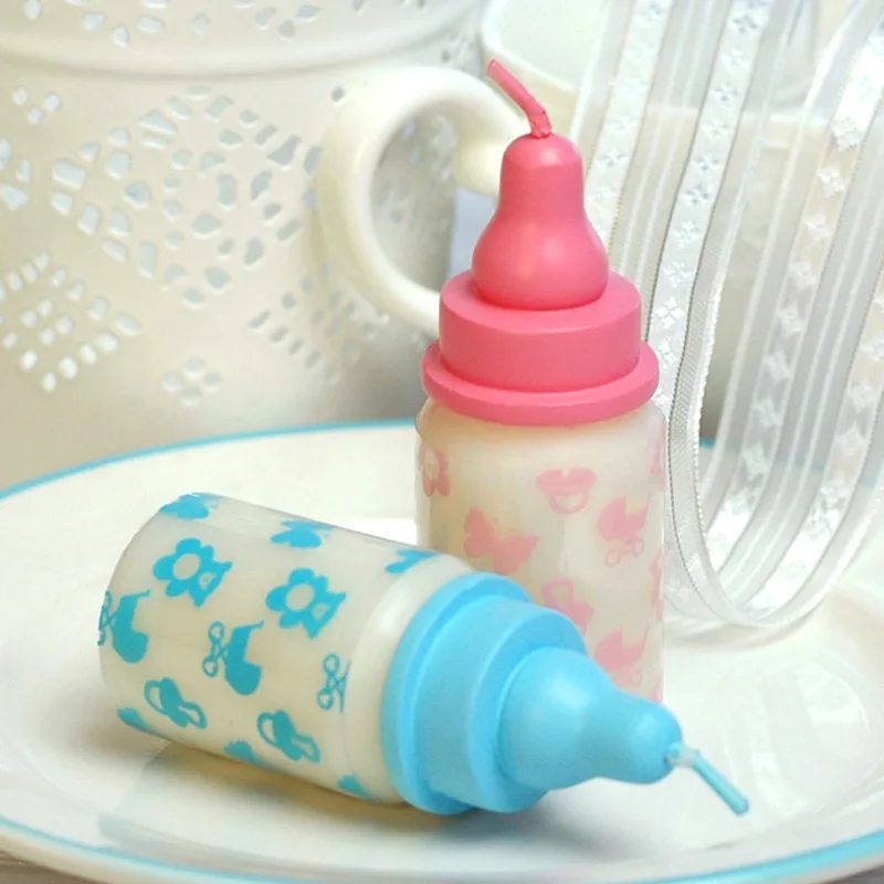 Симпатичные детские бутылочки для кормления свечи бездымные Детские вечерние