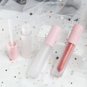 

10pcs DIY Makeup 5ML Empty Pink Lipstick Tubes Cosmetic Tube Lip Balm Jars Lip Glaze Tube Empty Tube Refillable Bottle