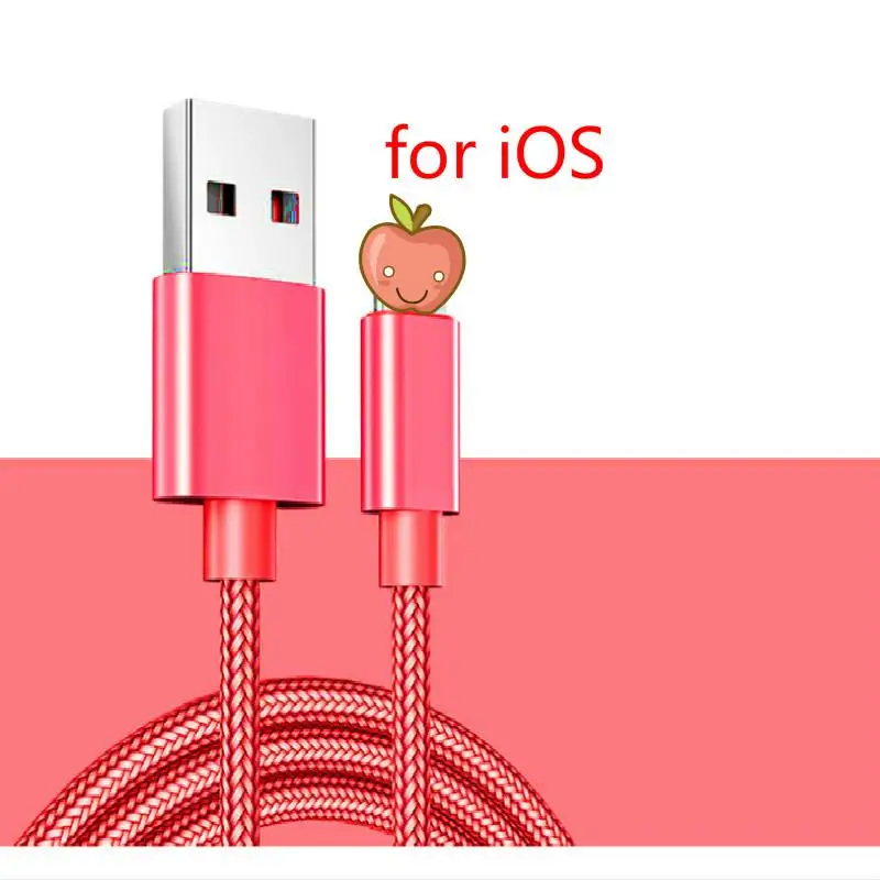USB кабель для iPhone tpye c X зарядки и передачи данных мобильный телефон 1 м 2 зарядного