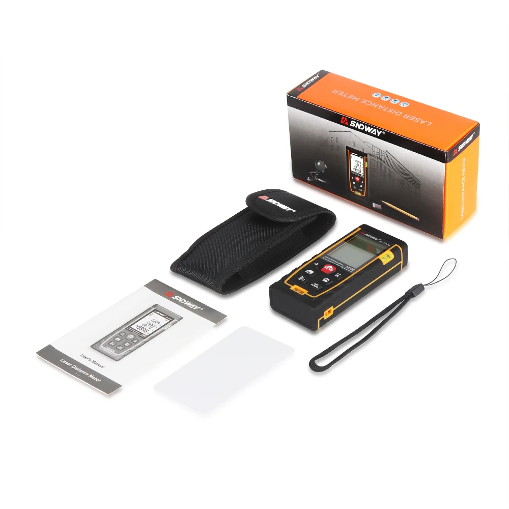 SNDWAY Digital Laser Distance Meter Laser Rangefinder 40M 50M 60M 70M 80M 100M 120M Trena Roulette Tape Range Finder Tester Tool SNDWAY Digital Laser Distance Meter Laser Rangefinder 40M 50M 60M 70M 80M 100M 120M Trena Roulette Tape Range Finder Tester Tool