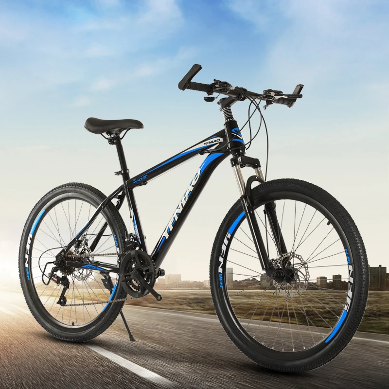Adult Mountain Bike Dual Disc Brake 26inch Wheels Bicycle 21-Speed for Men Women
