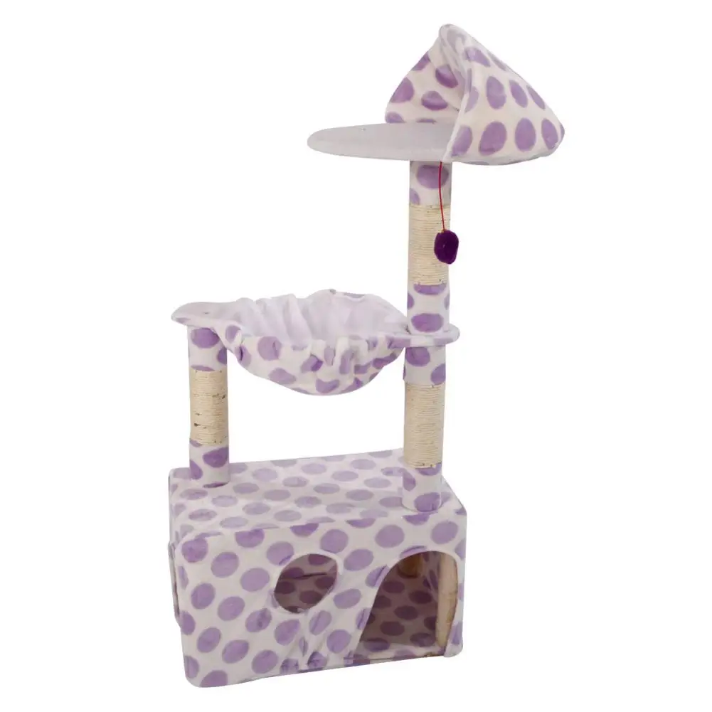 

Domestic Delivery Cat Toy Kitten House Scratching Post Wood Climbing Cat Tree Pet Home Cat Luxury Jumping Frame Furniture