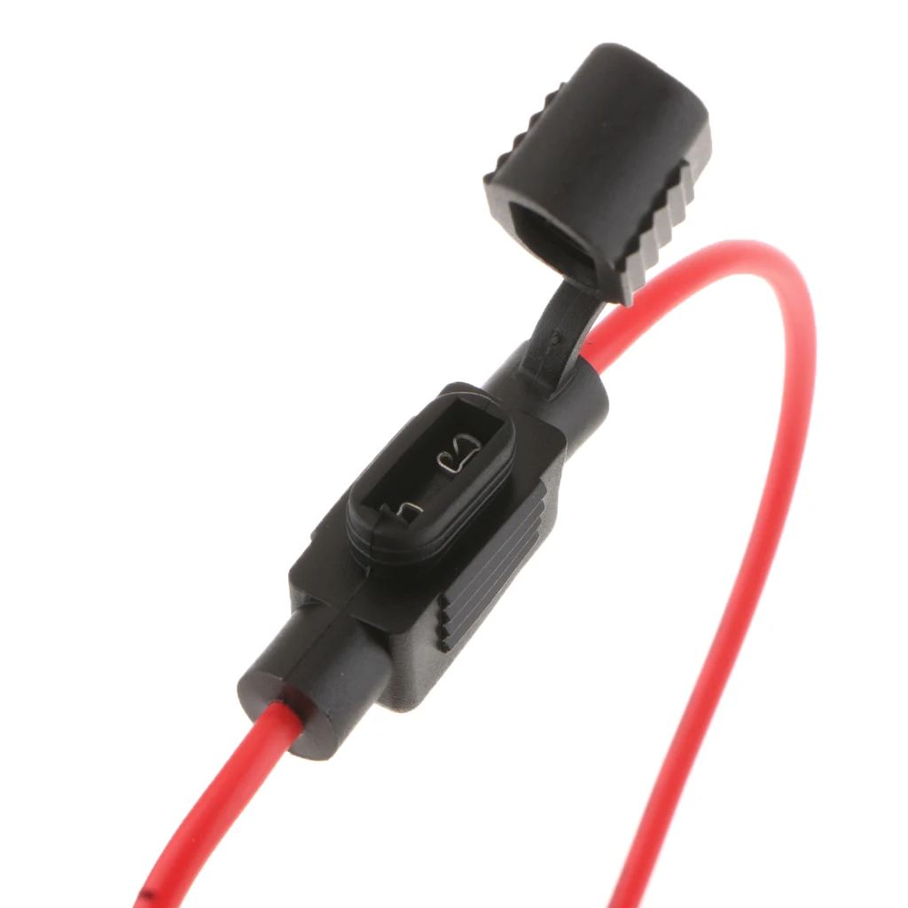 5PCS Inline Blade Mini Fuse Holder W/ 16AWG Cable For Car Boat Truck Auto