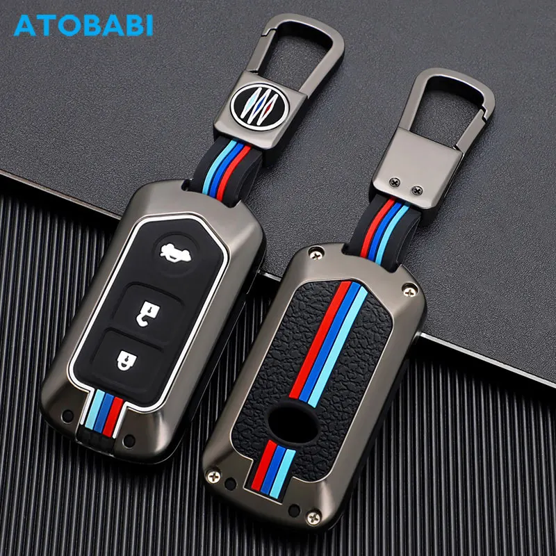Zinc Alloy Car Key Cases Smart Keychain Remote Fobs Cover For Toyota