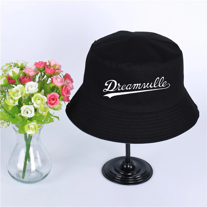 Dreamville/Летняя шляпа с логотипом, Женская Мужская Панама, шляпа-Панама, дизайн dreamvill, плоский солнцезащитный козырек, рыбалка, рыбак, шляпа
