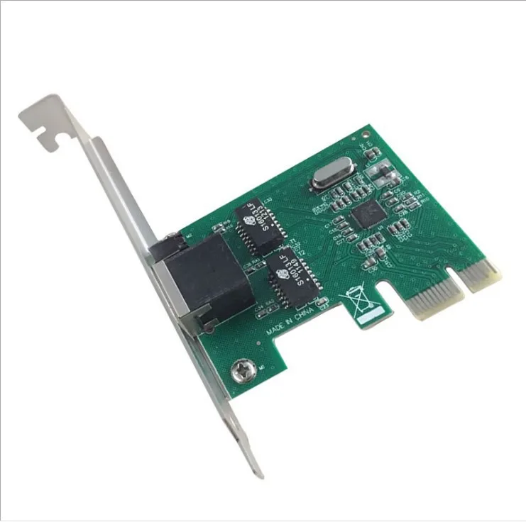 Оптовые продажи от производителя, кабель RJ-45 Gigabit PCI-E, сетевая карта, совместимая с бесплатным драйвером, сетевая карта Ethernet PCI-E