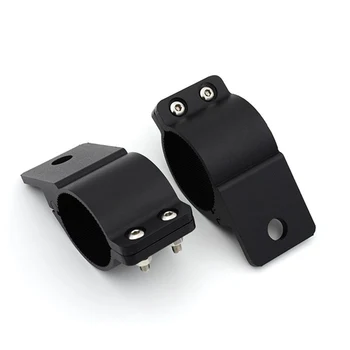 

AOZBZ 2pcs Universal 15-30mm Clamp Bracket Bull Bar Mount Bracket for Car Motorcycle Crash Bar Guard Fog Driving Light Spotlight