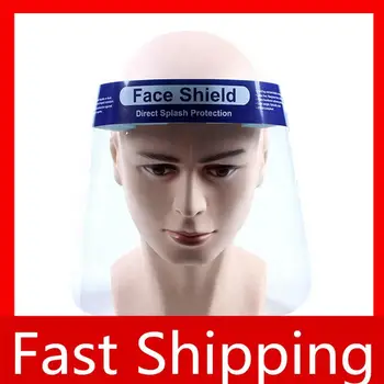 

Reusable Protective Face Shield Head-mounted Full Face Shield Anti Droplets Saliva Splash-proof Covering Facial Shield Safety