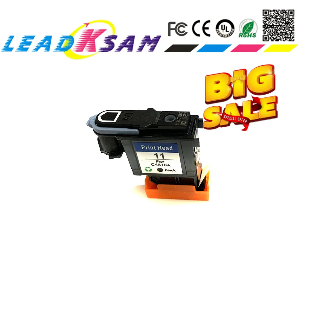 Горячая Распродажа черная сменная печатающая головка для hp 11 Designjet 70 100 110 500 510 500PS