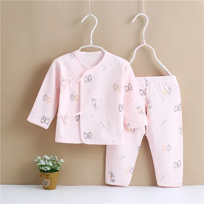 Suit Одежда для детей; Новинка г.; Весенняя детская одежда из двух предметов; комплект нижнего белья для малышей из чистого хлопка - Цвет: Suit