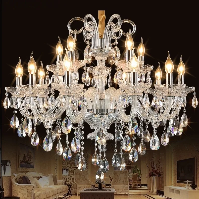 

Crystal Chandelier Lighting For Living Room Bedroom Lights Pendant Hanging Ceiling Fixtures Modern LED Chandeliers