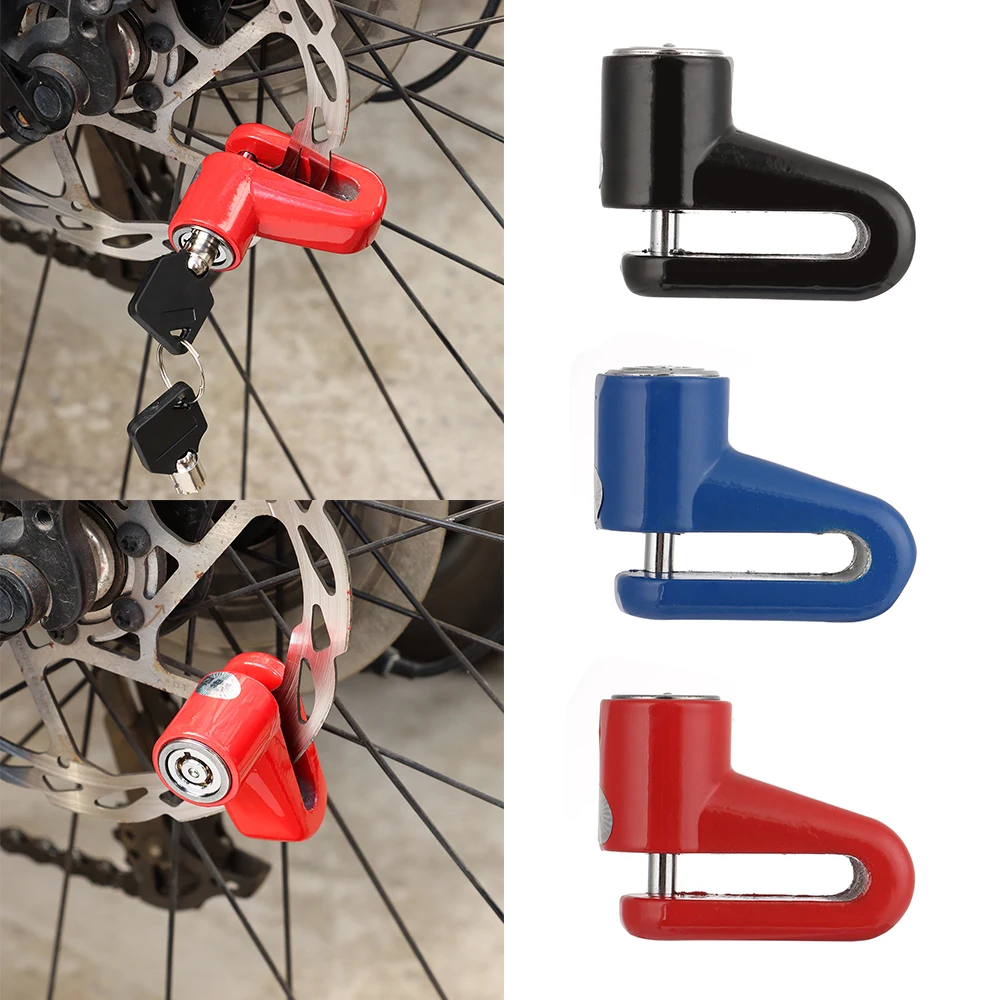 5.5x4.4cm Mini Bicycle Wheel Lock Scooter lock Anti Theft Disc Brakes Lock Steel Wire Electric