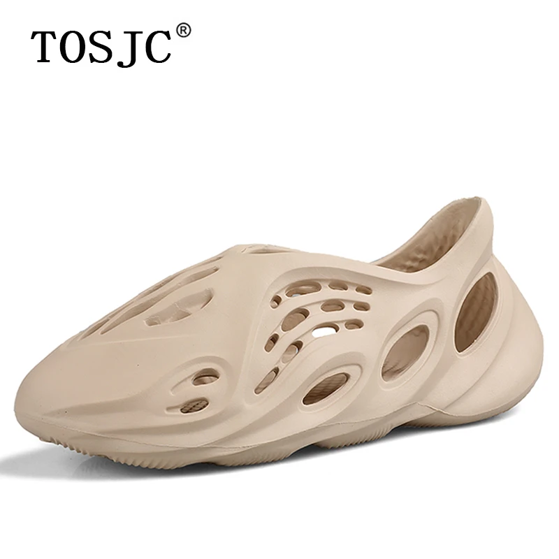 Сандалии TOSJC мужские с перфорацией нескользящие легкие пляжные туфли дышащие