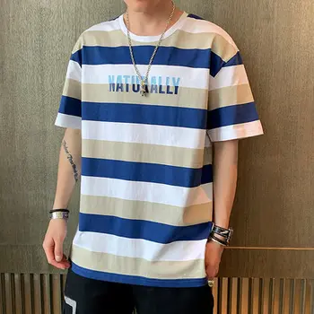 

New summer short-sleeved t-shirt men's trendy men's clothing on the wild 2369