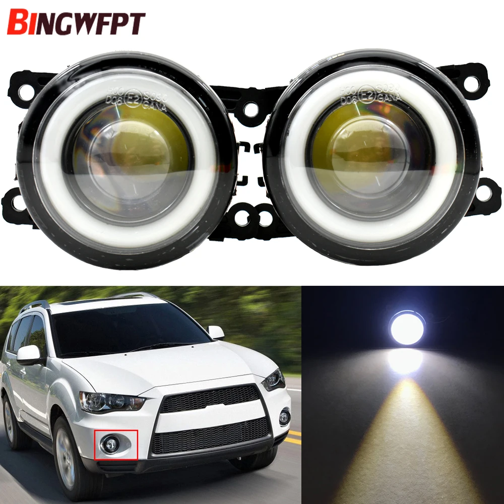 Автомобильные светодиодсветодиодный Противотуманные фары Angel Eye DRL 30 Вт 2 шт.