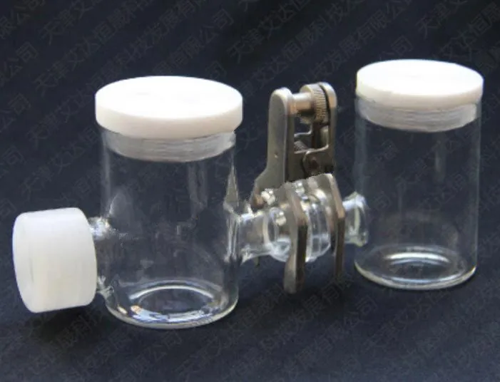 

K012-S photoelectrochemical cell, H type exchangeable membrane electrolysis tank, sealed electrolytic cell.