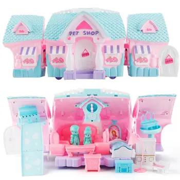 

Princess Deformation Villa Magic Castle House Children Pretend Play Toy for Girl