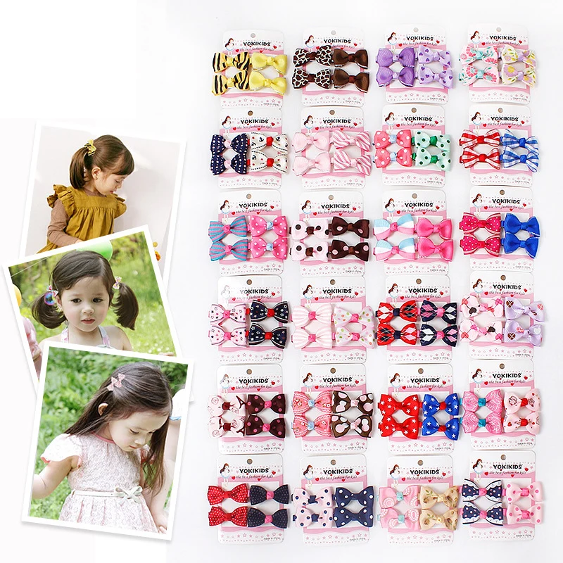 Hair Accessories Bow Clip Mini Baby Mini Bow Hairpins Clips Mini Hair Clips Babies Hair