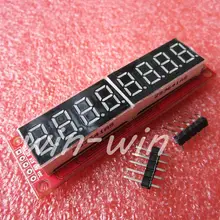 1 шт. MAX7219 8-значный светодиодный дисплей трубки Управление модуль для Arduino 3,3 V 5V микро Управление; Последовательный драйвер 7-ми сегментный