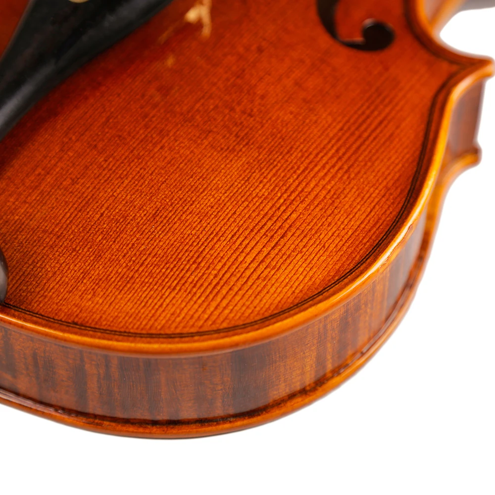 High-grade Natural Stripes Maple Violin Full Hand-made Alcohol Paint Violino 4/4 3/4 Naturally dried 20 years TONGLING Brand