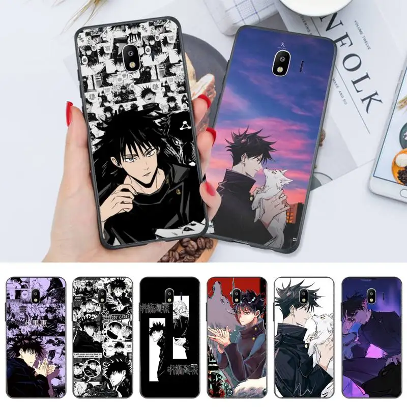 Fushiguro Megumi аниме чехол для телефона samsung Galaxy J7 J8 note 10 20 lite plus pro черный мягкий nax fundas