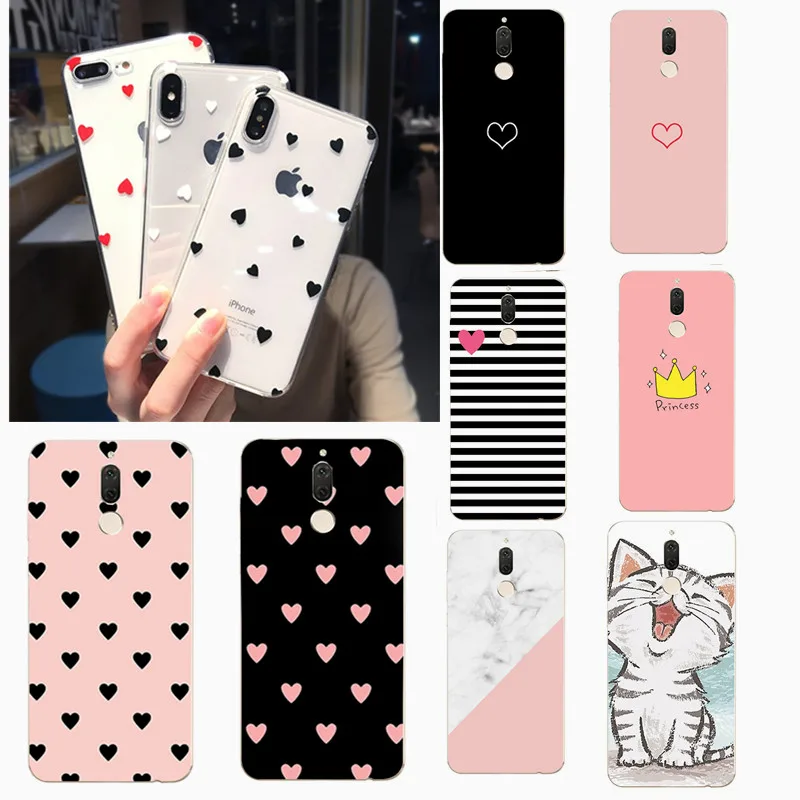 Case For Huawei Mate 10 20 Lite Cute Silicon Cover Soft Funda on P20 Pro P Smart 2019 Y6 2018 |