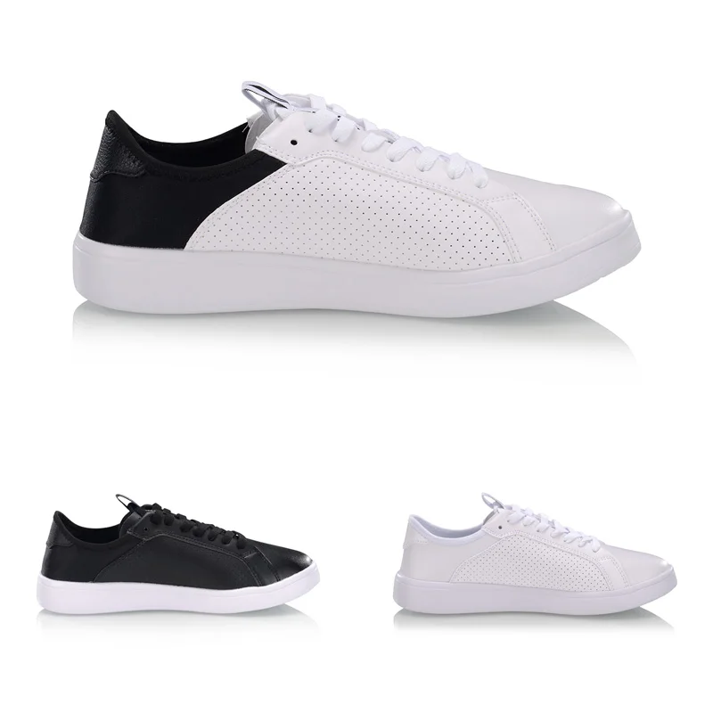 Najtaniej Li ning Men ENTERNITY Leisure Lifestyle buty do noszenia stylowe buty sportowe LiNing klasyczne komfortowe tenisówki AGCP083 YXB325