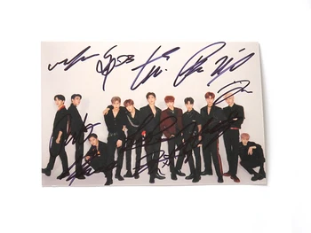 

hand Signed Seventeen autographed group photo 5*7 K-POP 102019B