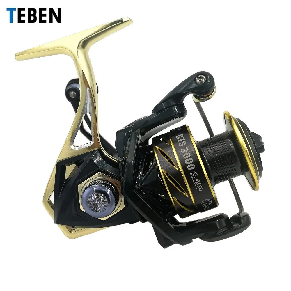 

Teben Saltwater Fishing Reel Ratio 5.2:1 Max Drag 20kg Anti Corrosion 10BB Left Right Hand Saltwater Sea Bass Fishing Reel
